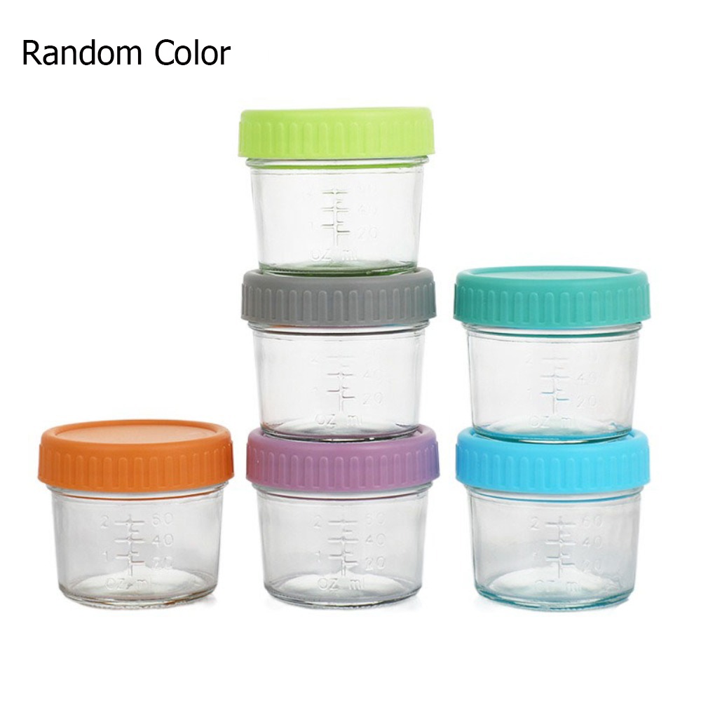 Baby Food Jars - 6 Buah Toples Kaca Toples Makanan