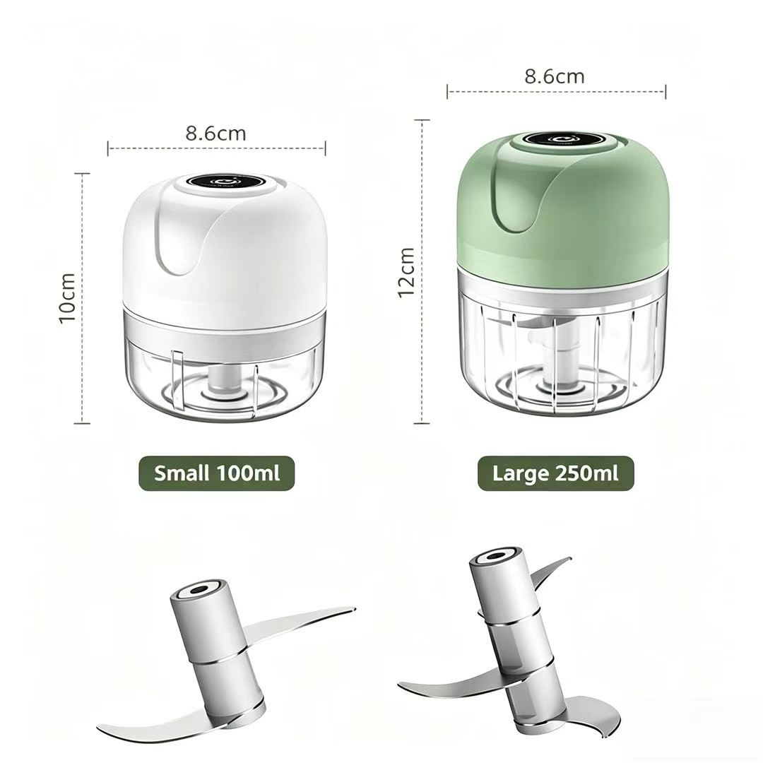 Baby Food Processor - Penggiling Bawang Putih Elektrik 23W USB
