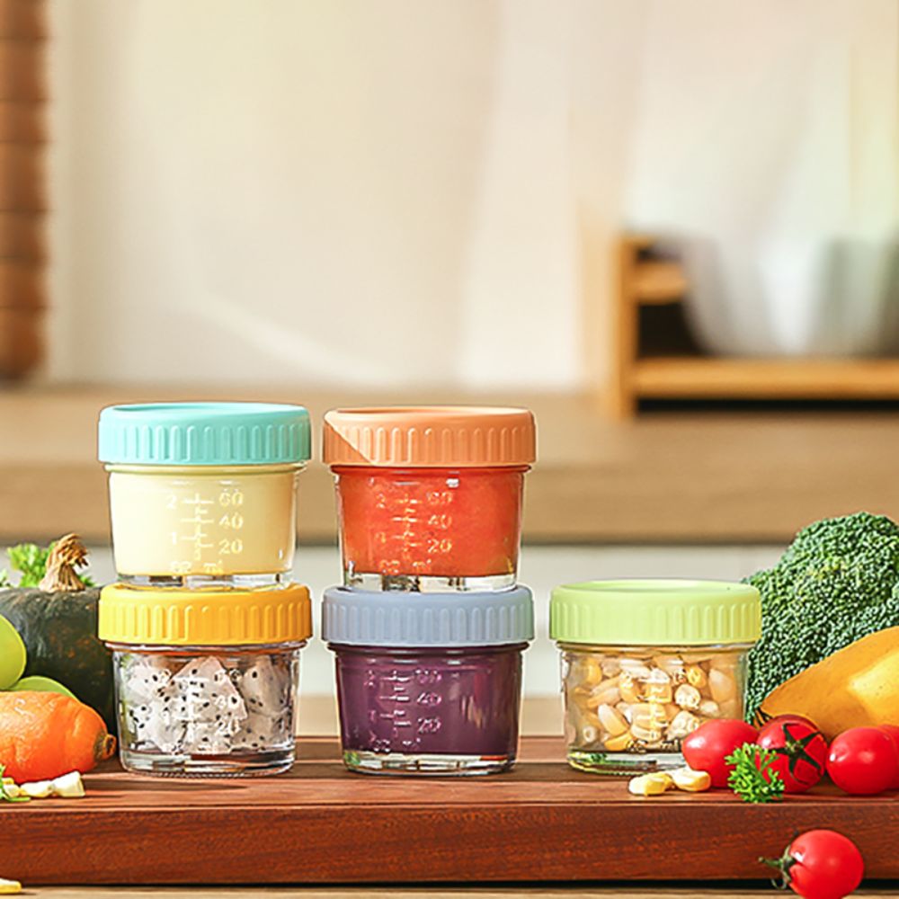 Baby Food Jars - 6 Buah Stoples Kaca Mason Jar