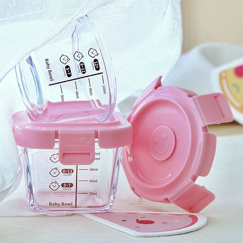Baby Food Jars - Kotak penyimpanan makanan kaca baru 170ml,