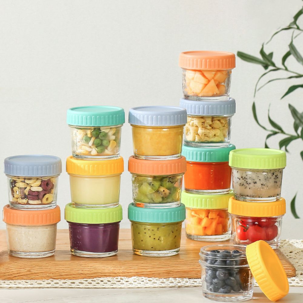 Baby Food Jars - 6 Buah Stoples Makanan Bayi Kaca