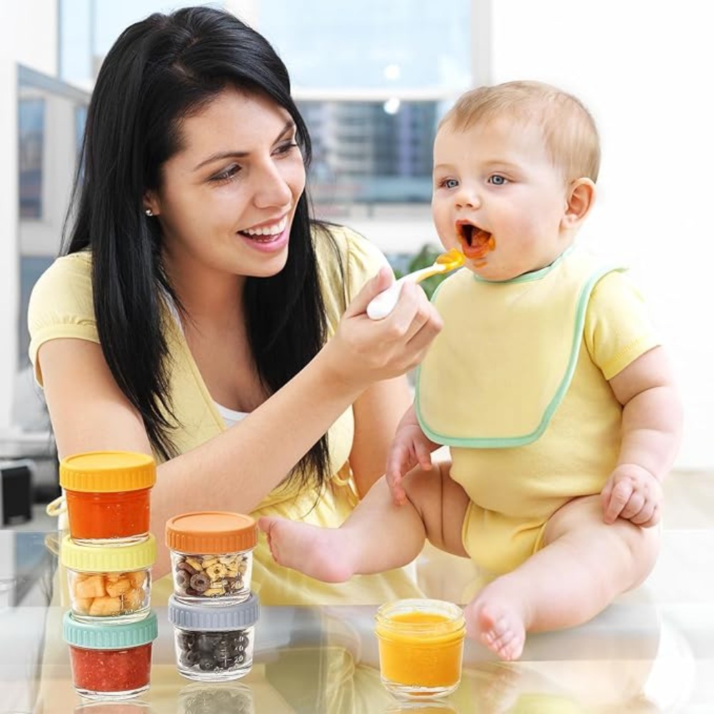 Baby Food Jars - 6 Buah Toples Makanan Bayi Kaca