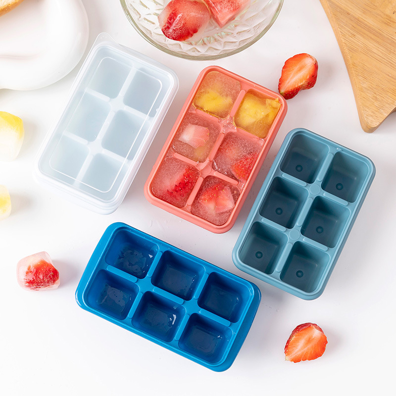 Freezer Tray Baby - Nampan es batu silikon dengan tutup