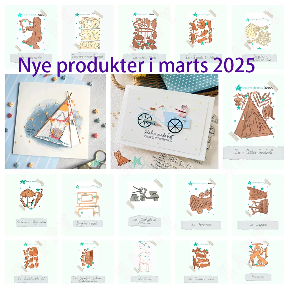 Baby Food Diary - Cetakan Potong Logam Tempat Tidur Bayi