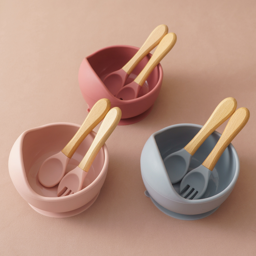 3 buah Set peralatan makan sil - Baby Food Dinner ulasan dan harga
