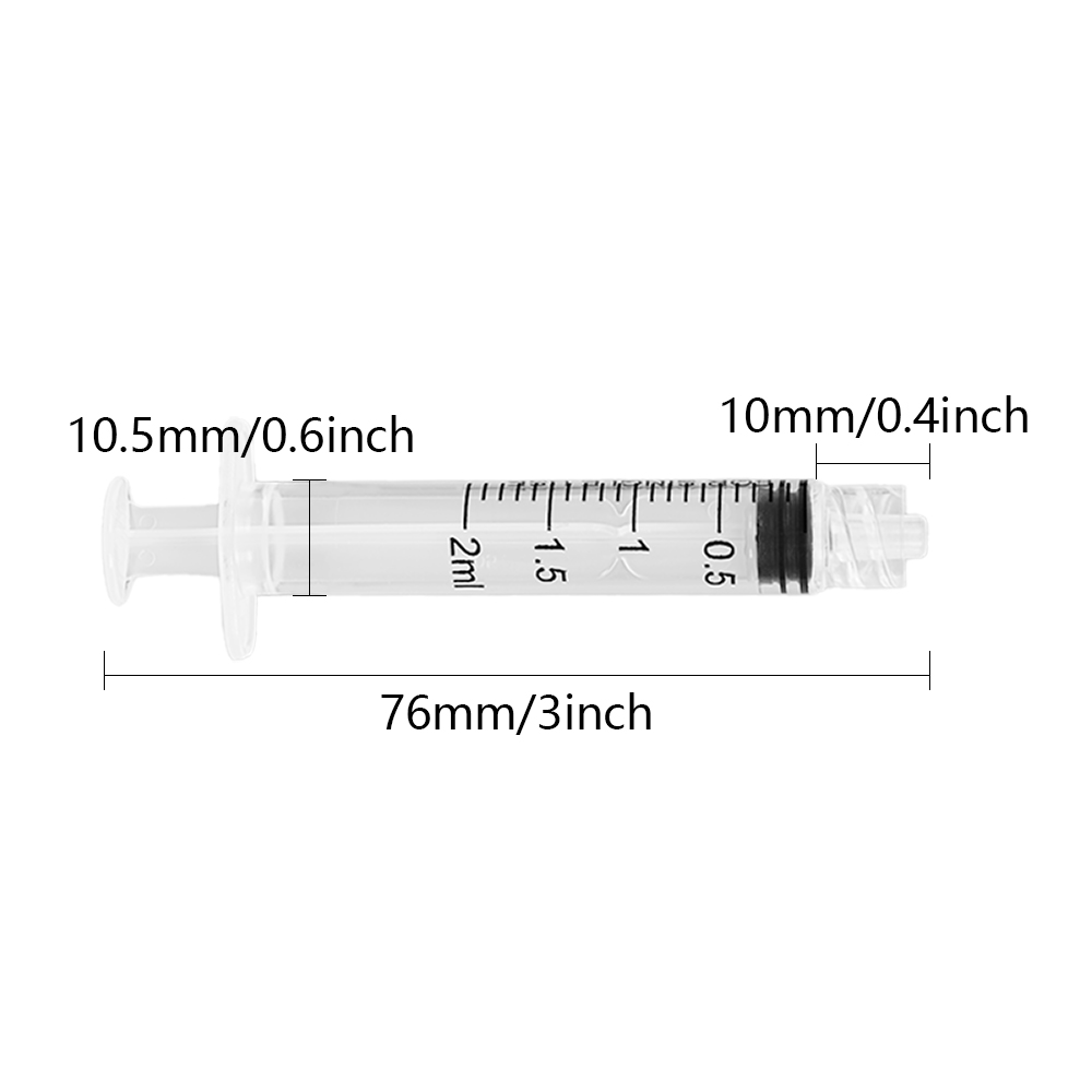 2ml Luer Lock Syringe 100pcs,  - Baby Food Allergy Rash ulasan dan harga