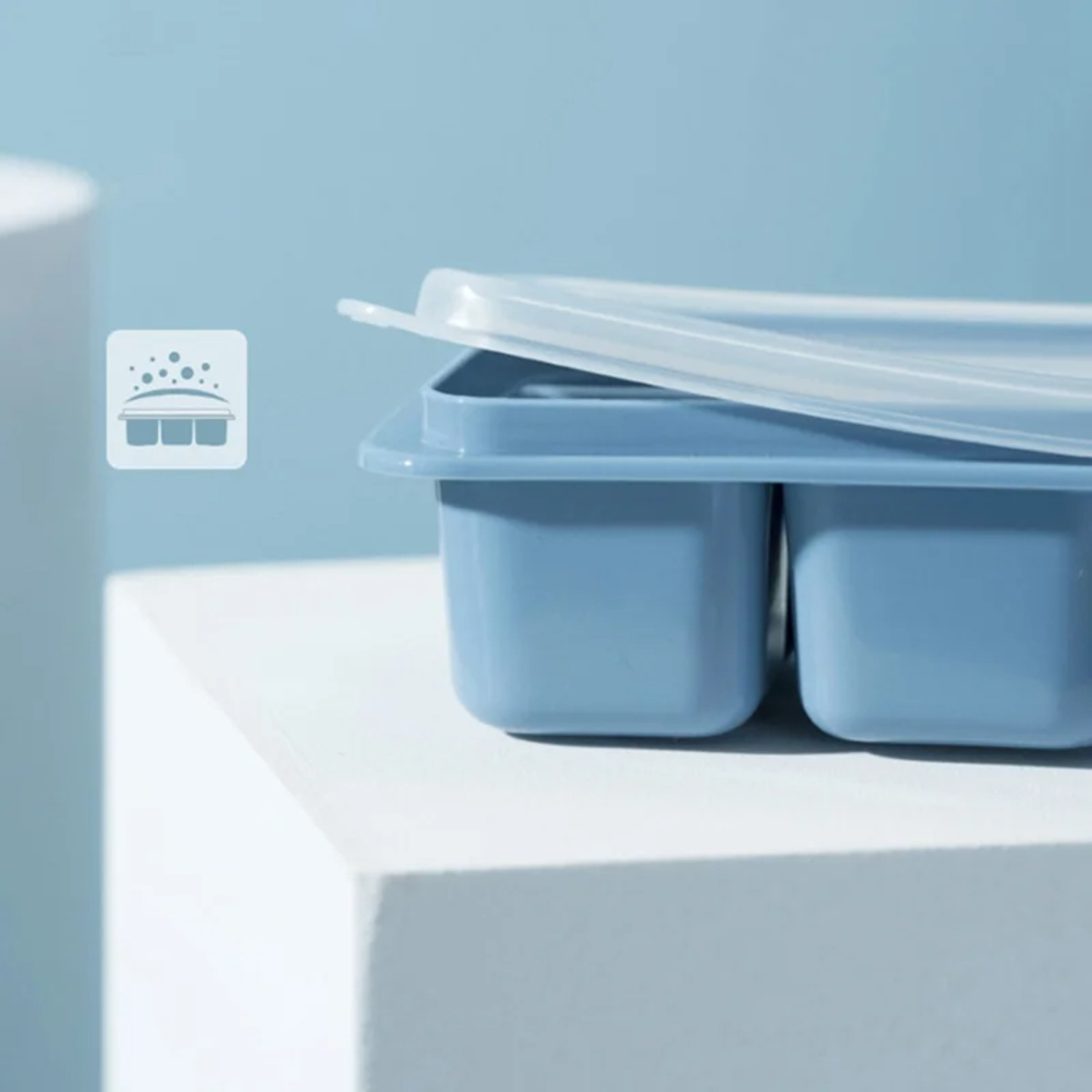 3 Pak Nampan Es Batu Silikon d - Freezer Tray Baby ulasan dan harga