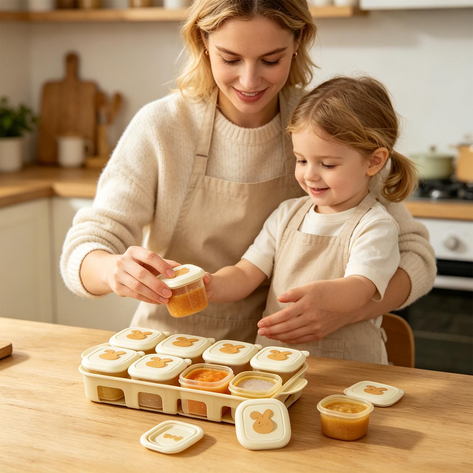 Baki Freezer Makanan Dengan Tu - Freezer Tray Baby ulasan dan harga