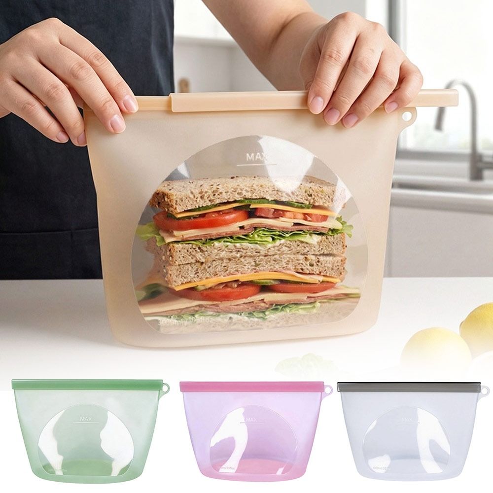 Kantong Penyimpanan Makanan Si - Food Pouch Reusable ulasan dan harga