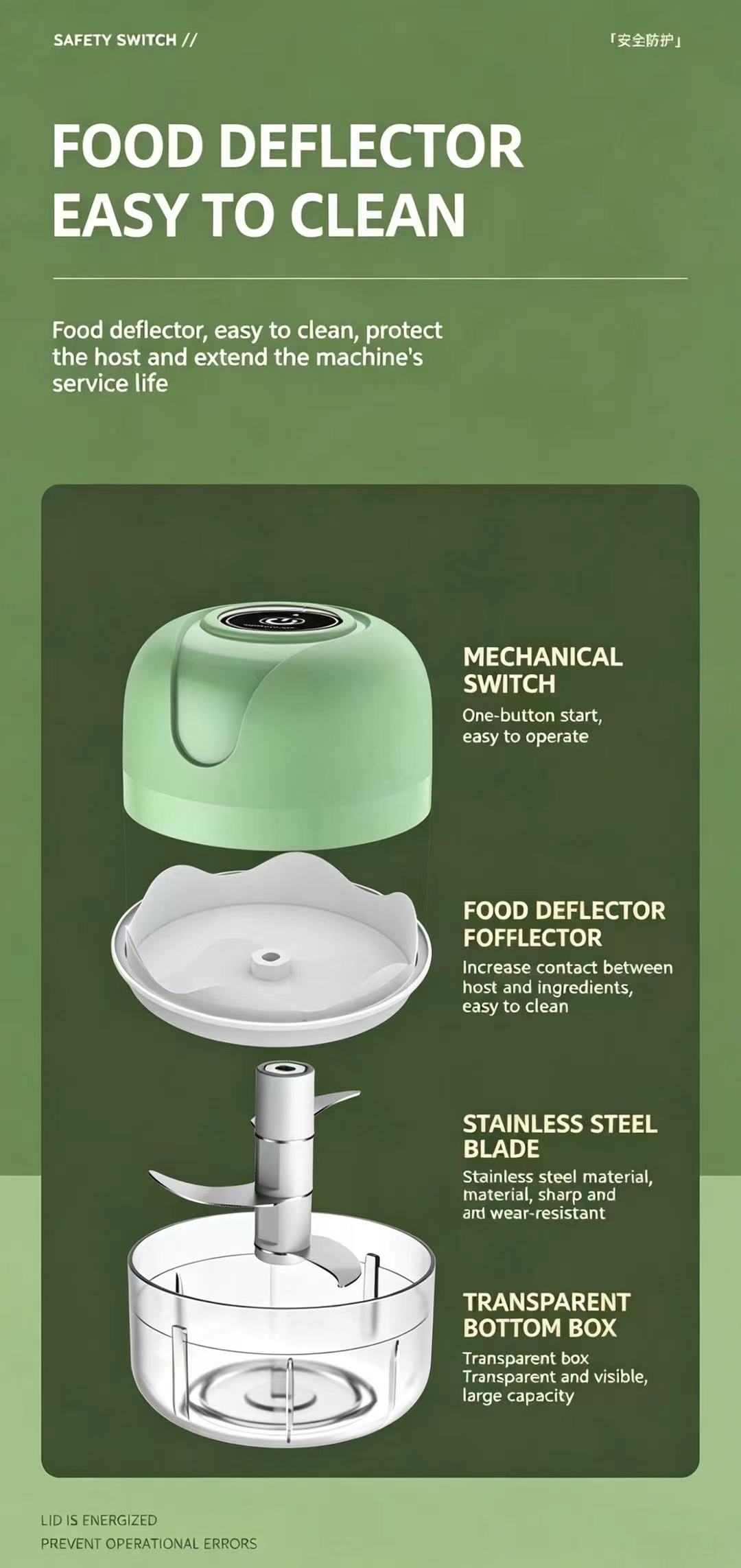 Penggiling Bawang Putih Elektr - Baby Food Processor ulasan dan harga