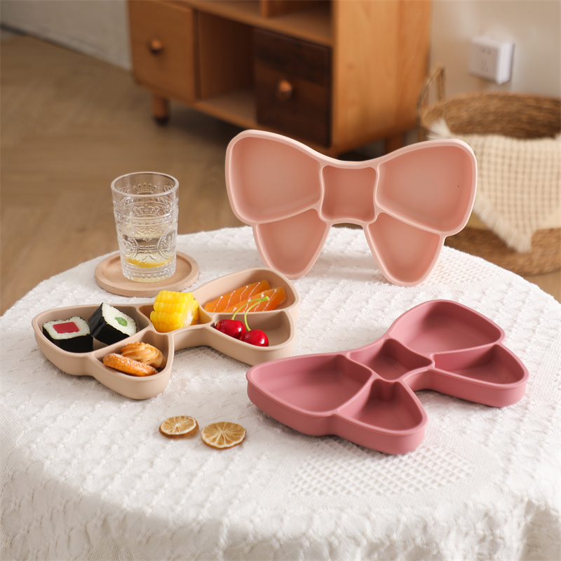 Piring makan silikon bayi ikat - Baby Food Dinner ulasan dan harga