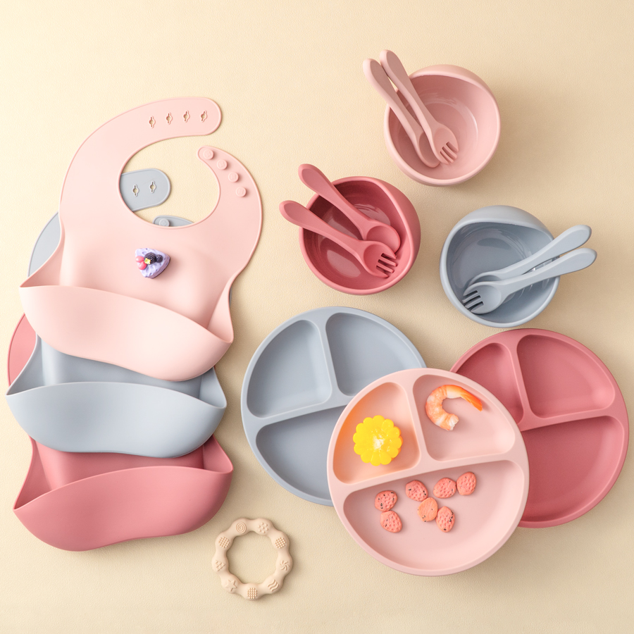 5 buah Set makanan silikon bay - Baby Food Dinner ulasan dan harga