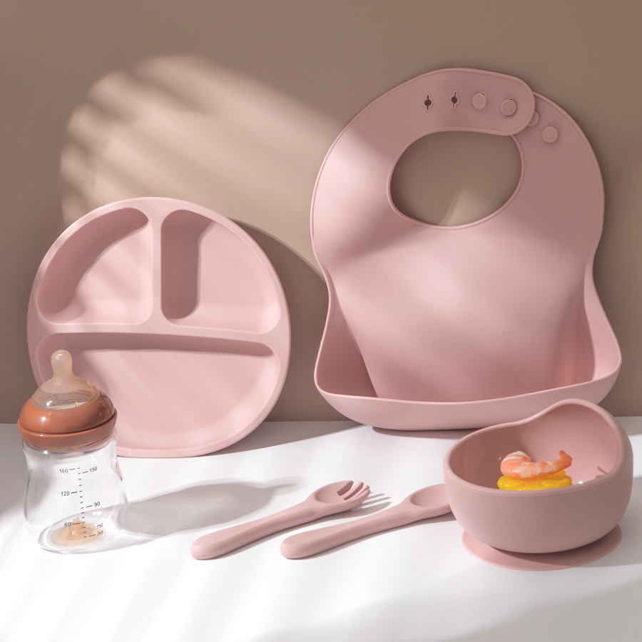 5 buah Set makanan silikon bay - Baby Food Dinner ulasan dan harga