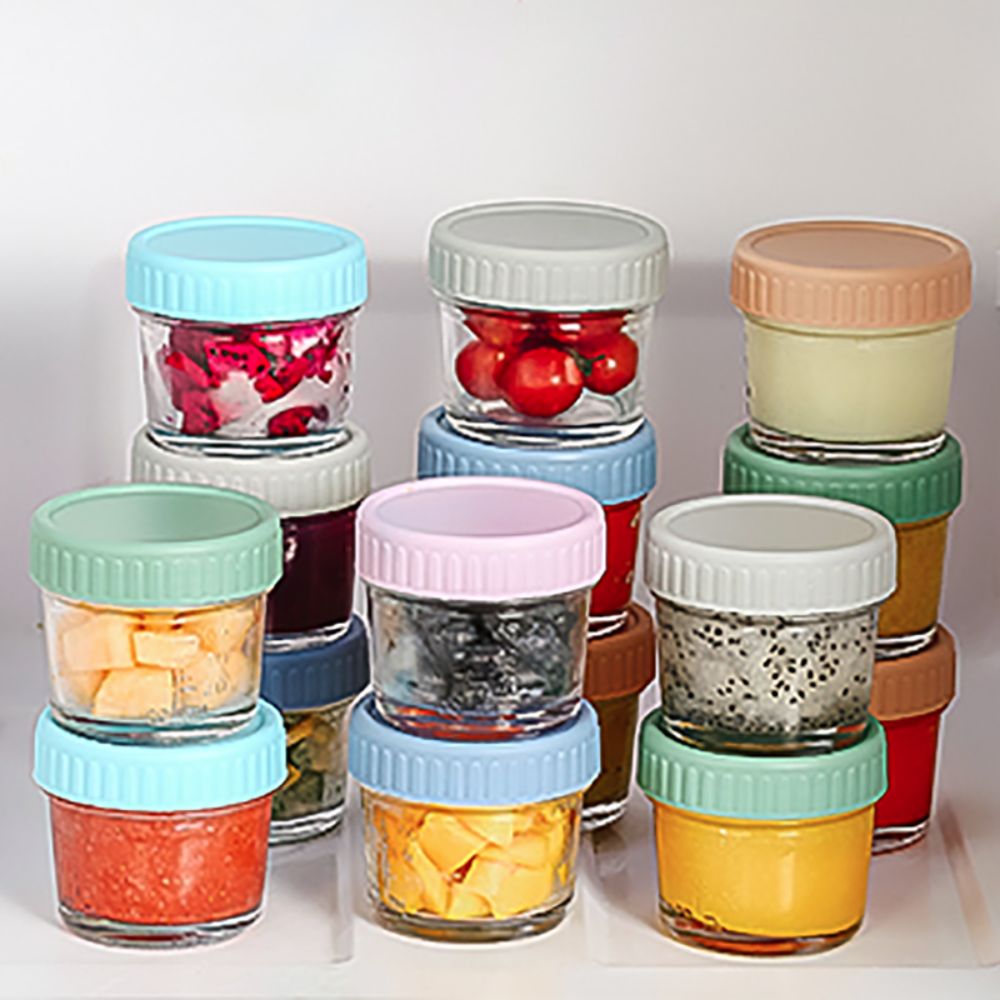 6 Buah Toples Makanan Bayi Kac - Baby Food Jars ulasan dan harga