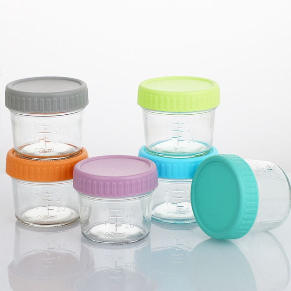 6 Buah Toples Makanan Bayi Kac - Baby Food Jars ulasan dan harga