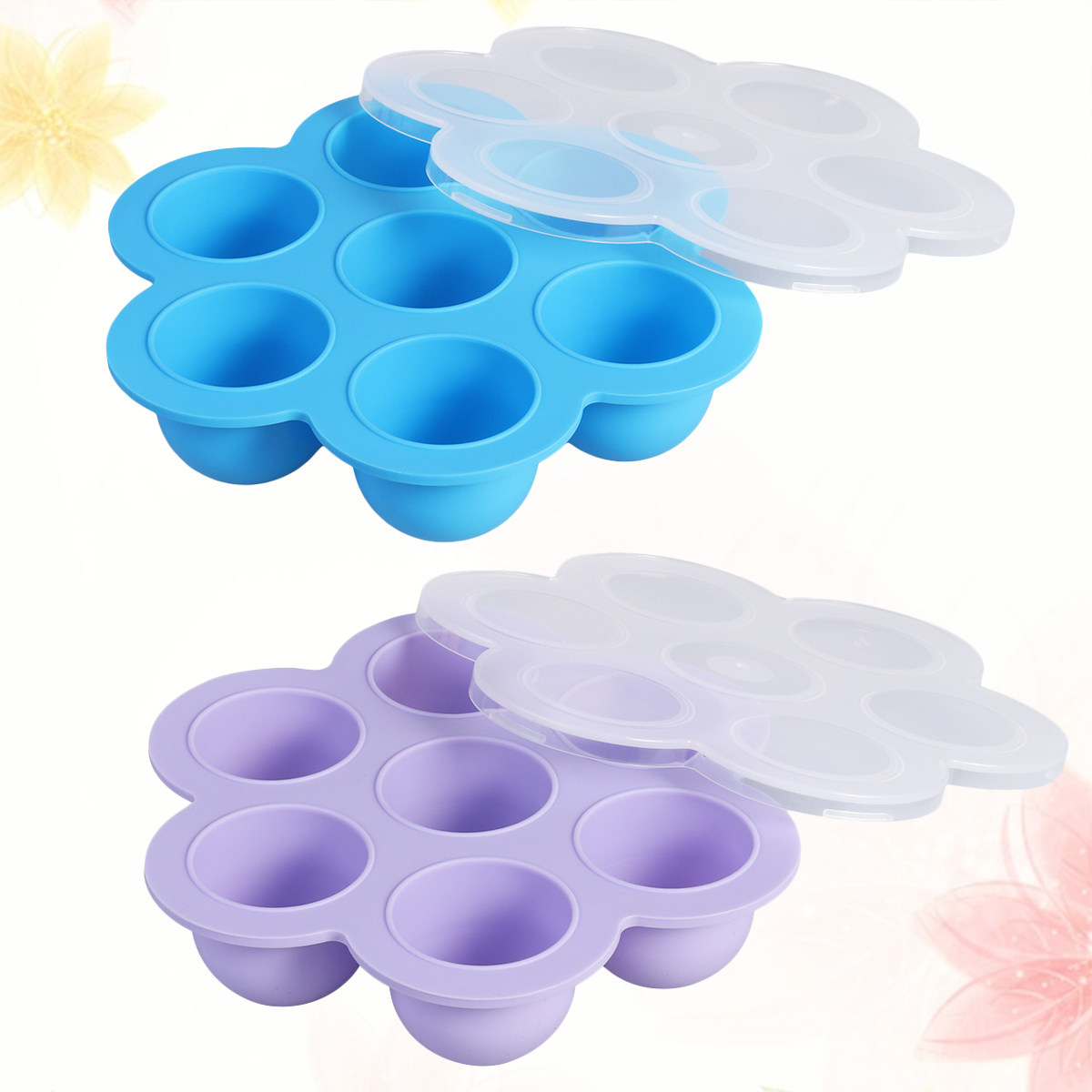 2Pcs Nampan Penyimpanan Makana - Freezer Tray Baby ulasan dan harga