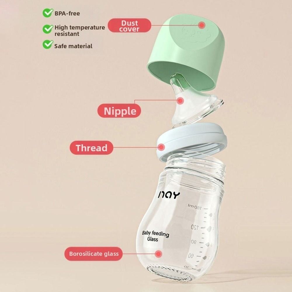 Botol Bayi Kaca Anti Perut Kem - Baby Food Jars ulasan dan harga