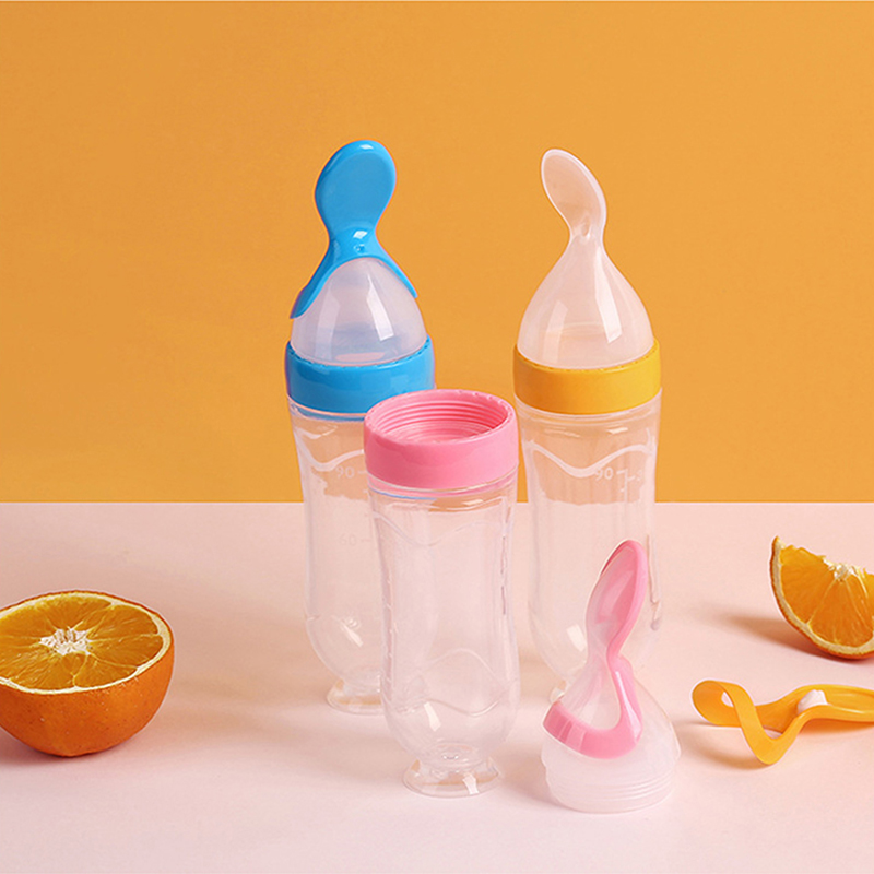 Meremas botol makan silikon la - Baby Food Jars ulasan dan harga