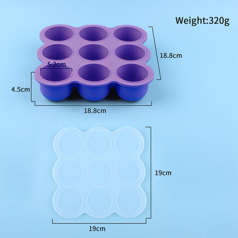 Wadah Silikon Makanan Bayi 9 G - Freezer Tray Baby ulasan dan harga