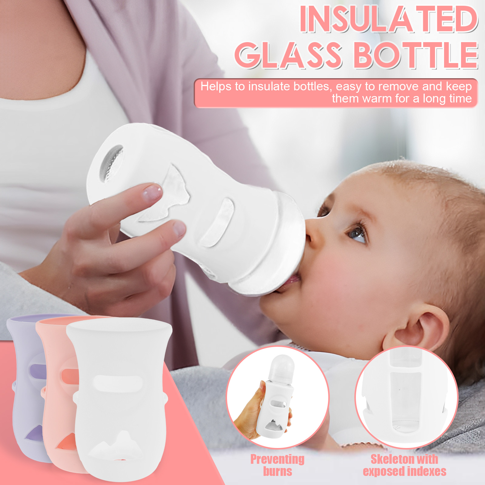 Penutup botol silikon lengan b - Baby Food Jars ulasan dan harga