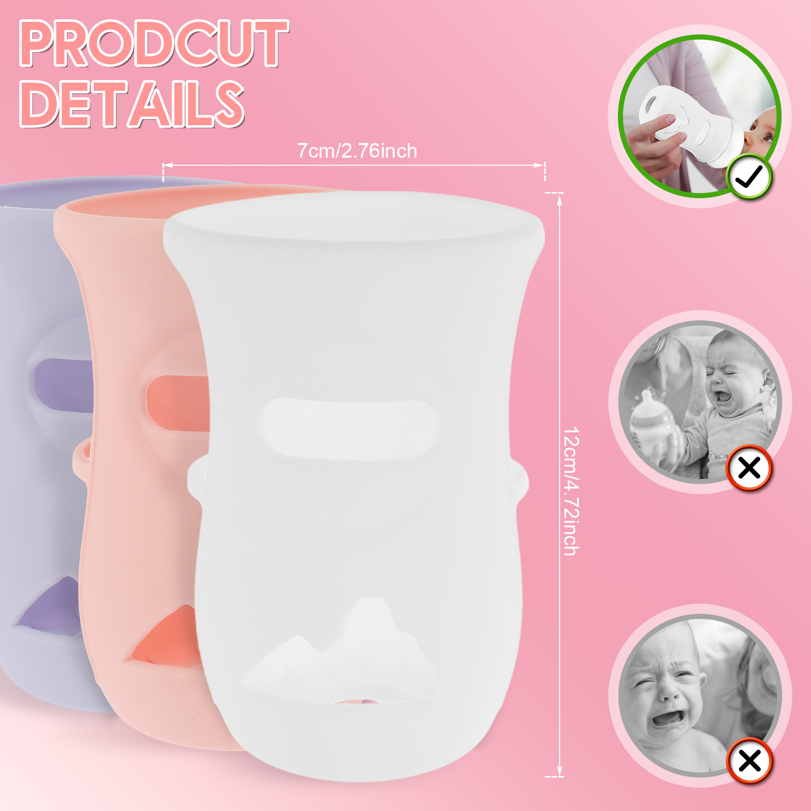 Penutup botol silikon lengan b - Baby Food Jars ulasan dan harga