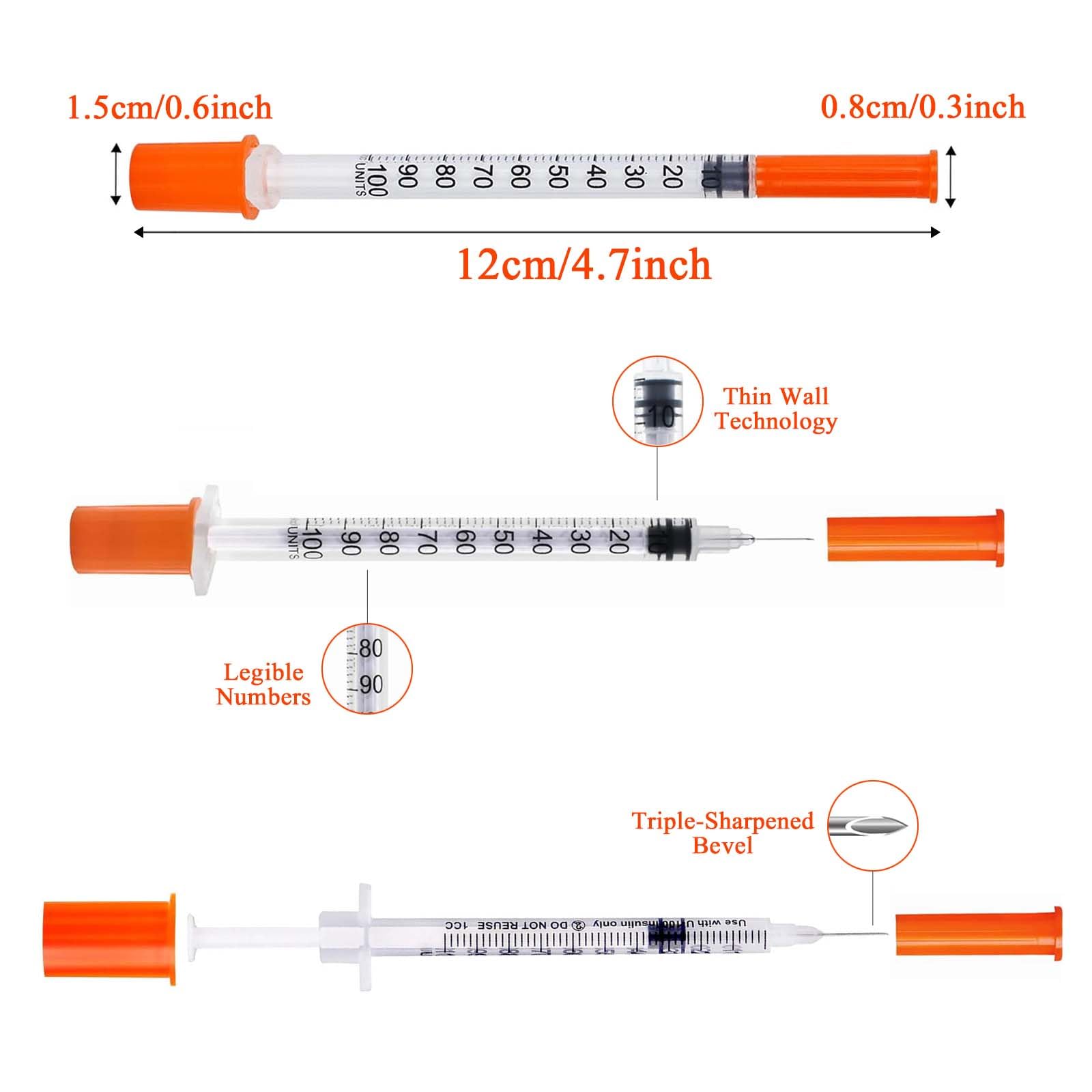 100 buah 1ml/cc 30G 8mm 31G 6m - Baby Food Allergy Rash ulasan dan harga