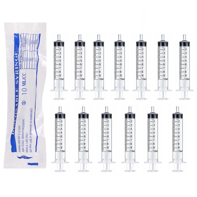 10-100 Buah 10Ml Jarum Suntik  - Baby Food Allergy Rash ulasan dan harga