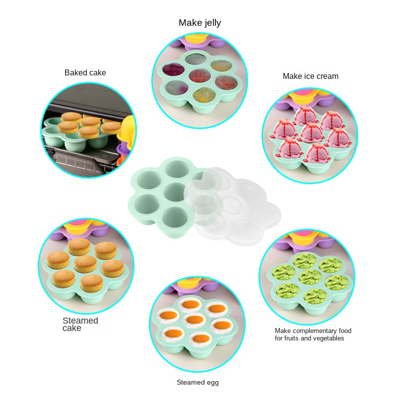 Cetakan Silikon 7 Lubang untuk - Freezer Tray Baby ulasan dan harga