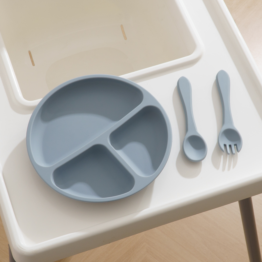 Peralatan makan silikon anak-a - Baby Food Dinner ulasan dan harga