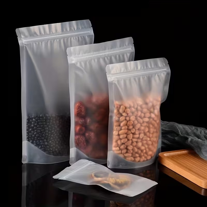 Kantong Ziplock Transparan Ber - Food Pouch Reusable ulasan dan harga