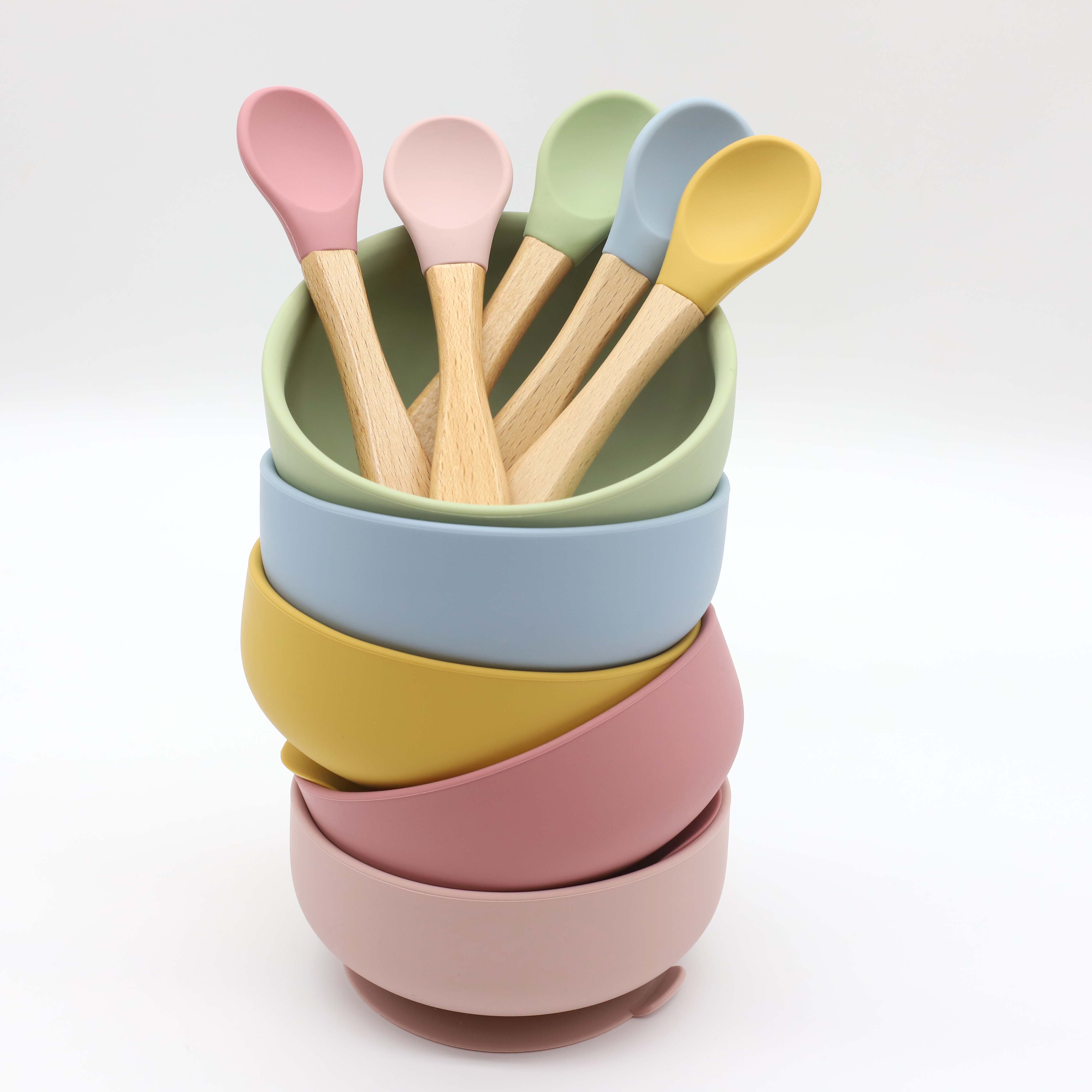 Mangkuk silikon dengan pengisa - Baby Food Dinner ulasan dan harga