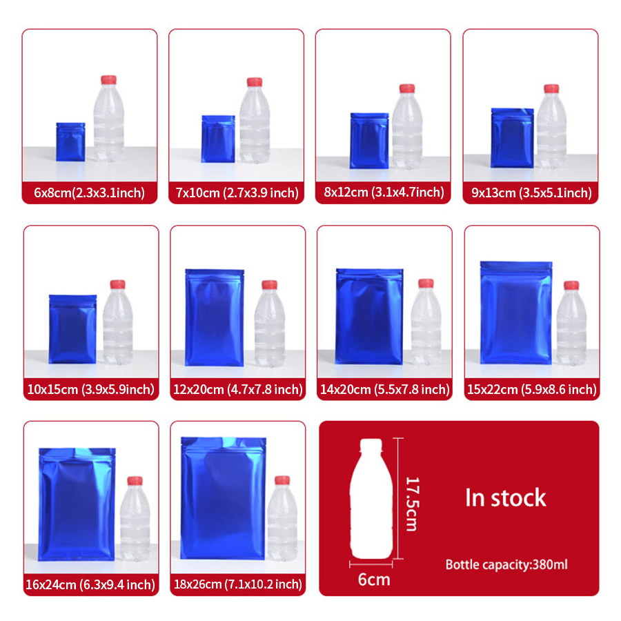 100 Buah Kantong Ritsleting Fo - Food Pouch Reusable ulasan dan harga