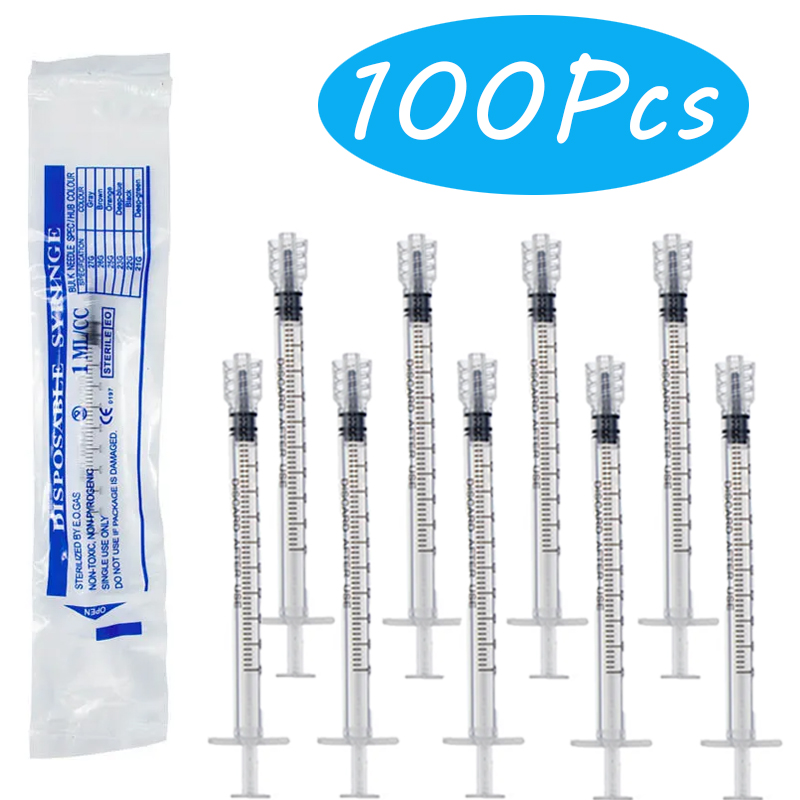 100 Buah 1Ml/1cc Jarum Suntik  - Baby Food Allergy Rash ulasan dan harga