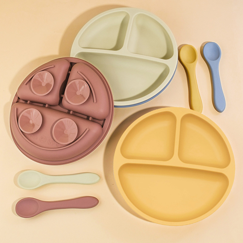 5 Buah Set Makan Bayi Silikon  - Baby Food Dinner ulasan dan harga
