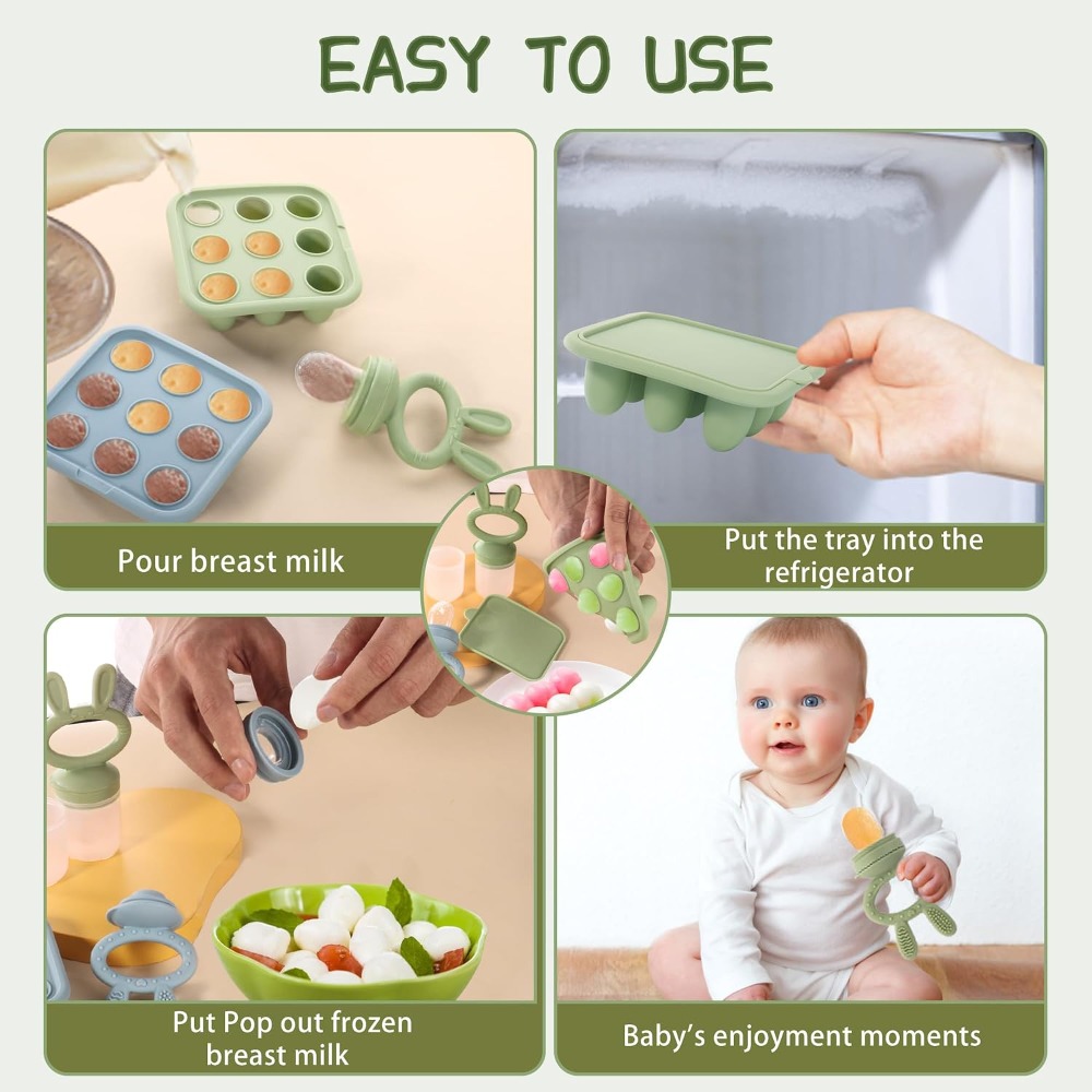 Cetakan Beku Makanan Bayi, Pen - Freezer Tray Baby ulasan dan harga